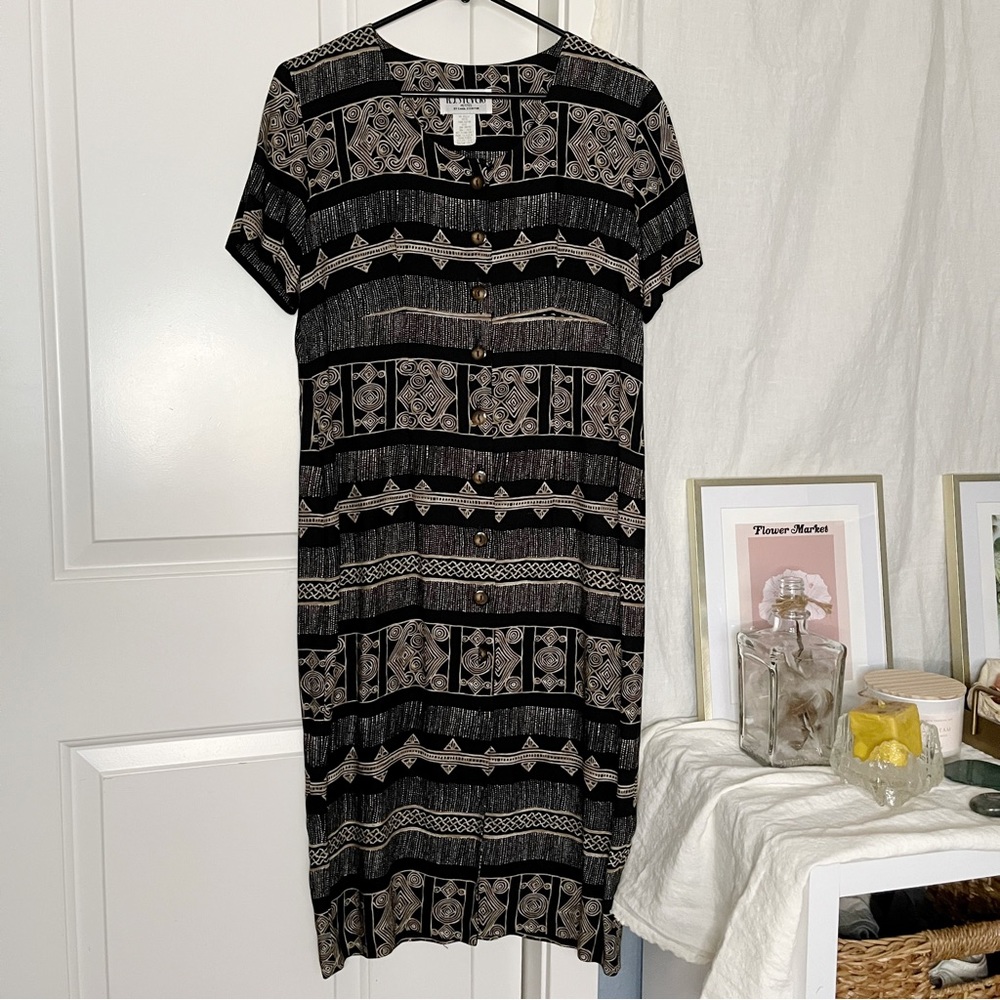Vintage Button Up Dress